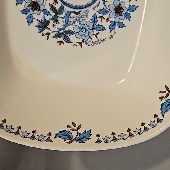 New Noritake Blue Moon 9022 9 5/8" Oval Vegetable Bowl - Picture 2 of 11